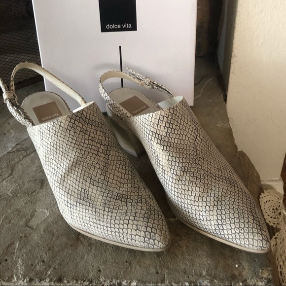 Dolce Vita Shoes - DOLCE VITA SNAKESKIN LANEY BOOTIE